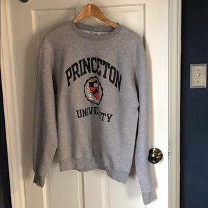 Princeton Grey Crewneck Sweatshirt